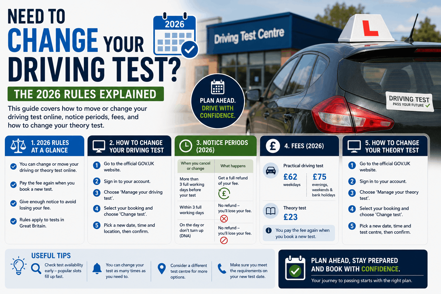 Change Driving Test: The Complete 2026 UK Guide