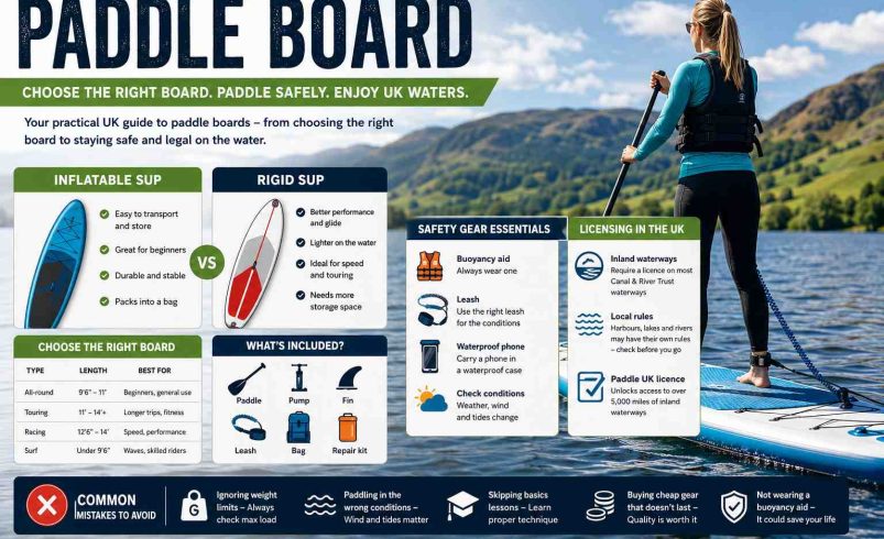 Paddle Board UK Guide: Buying, Safety and Water Rules
