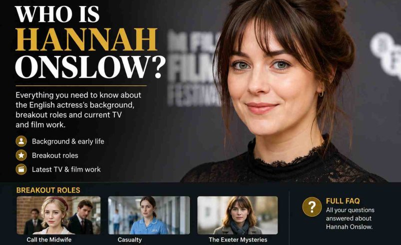 Hannah Onslow: Her Career, TV Roles and Films So Far