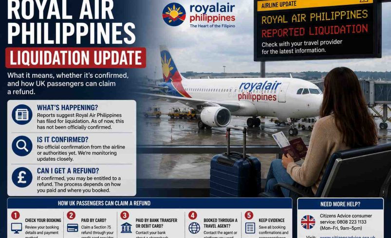 Royal Air Philippines Liquidation: What UK Travellers Need to Know