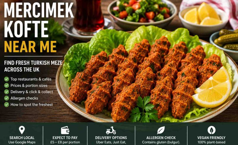 Mercimek Kofte Near Me: UK Restaurants and Prices