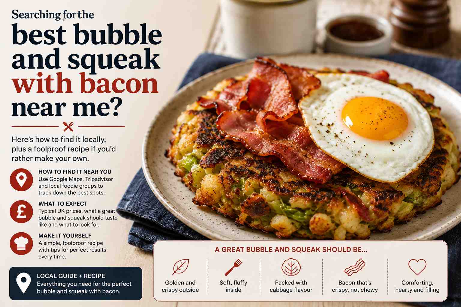 Best Bubble and Squeak with Bacon Near Me: A UK Guide