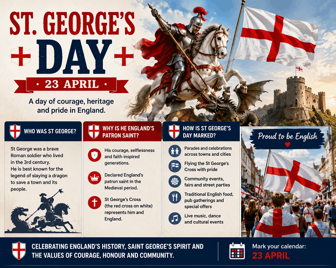 St. George’s Day: Date, History and How England Celebrates