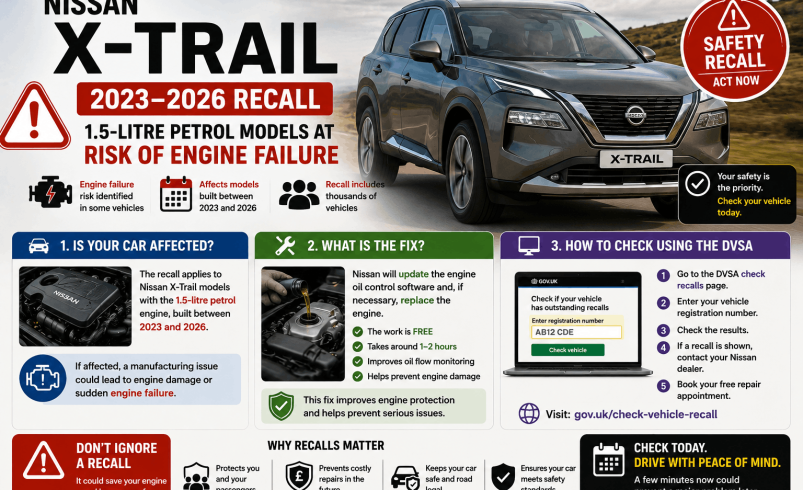 X-Trail 2023-2026 Recall