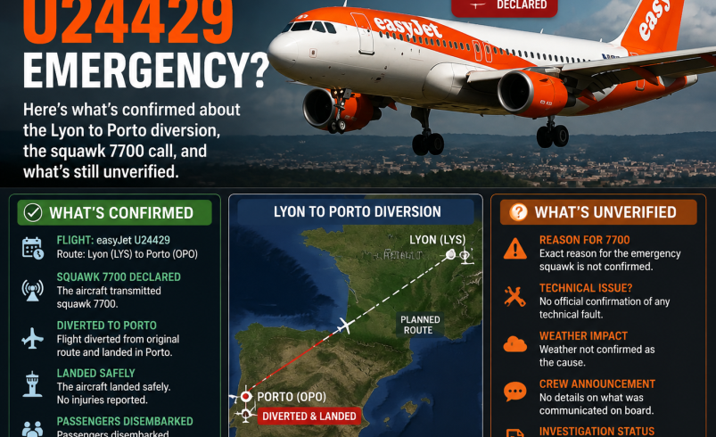 easyJet Flight U24429 Emergency: What We Actually Know