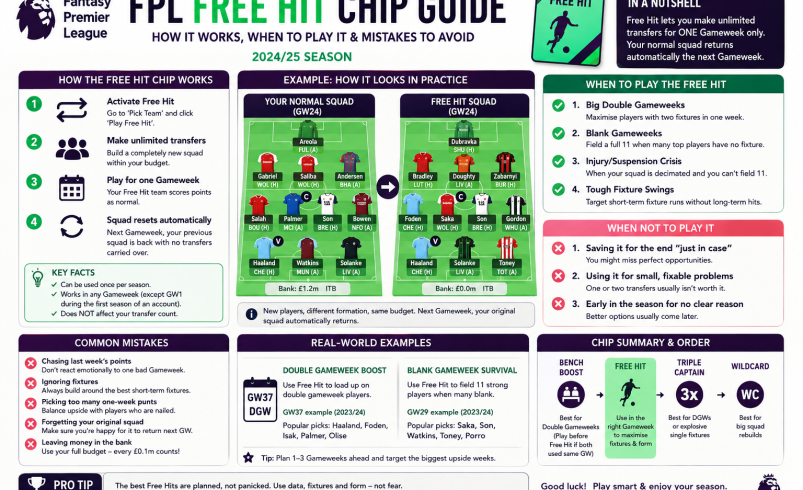 Free Hit FPL Chip: Complete Guide to Rules & Strategy