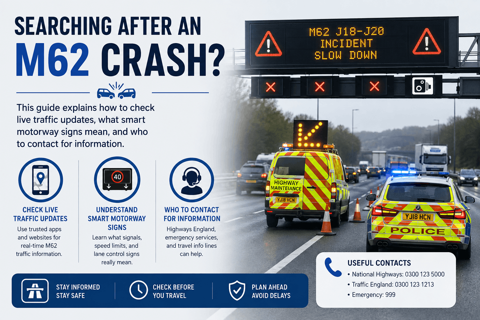 M62 Crash: Live Traffic Updates and Safety Guide