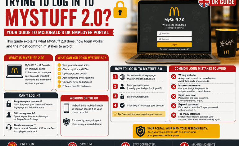 MyStuff 2.0: McDonald’s UK Employee Portal Guide