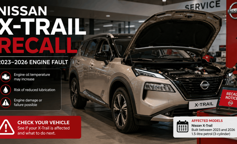 Nissan X-Trail 2023-2026 Recall: Is Your Car Affected?